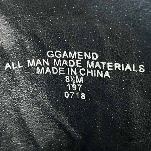 Guess Jet Black Amend Stacked Heel Booties - Size 8.5 - Picture 2 of 8